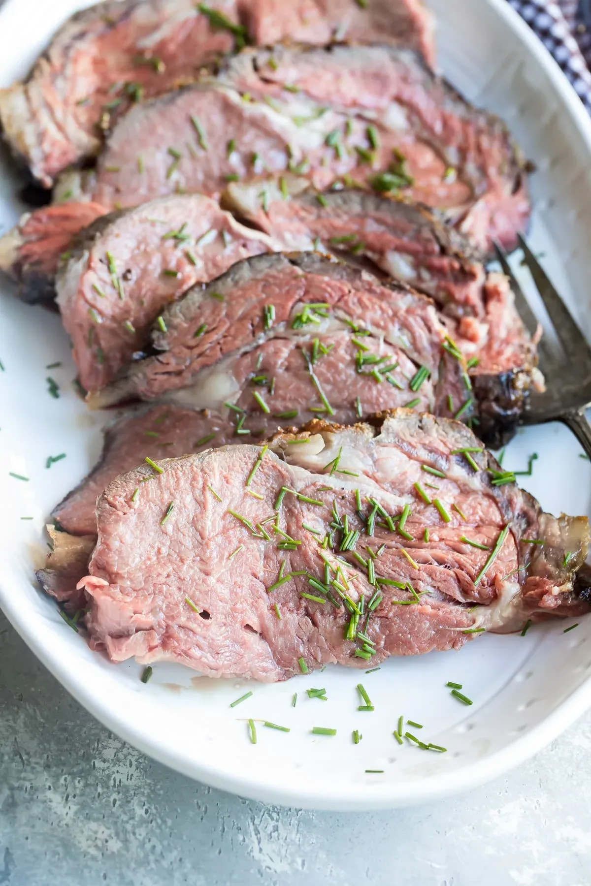 Prime Rib with Mustard Cream Sauce