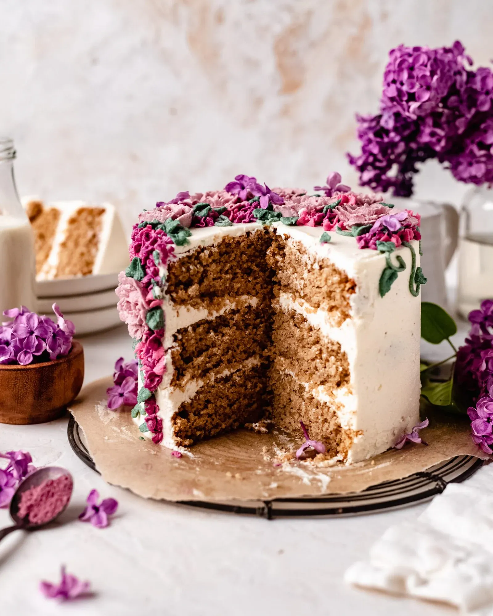 Amazing Vanilla Vegan Gluten Free Cake