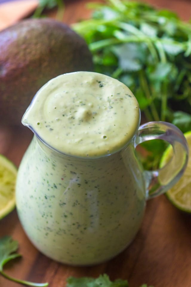 Creamy Avocado Cilantro Lime Dressing