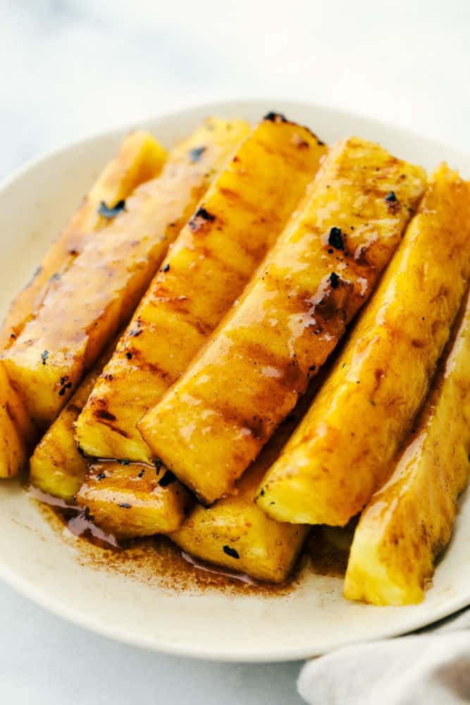 Grilled pineapple