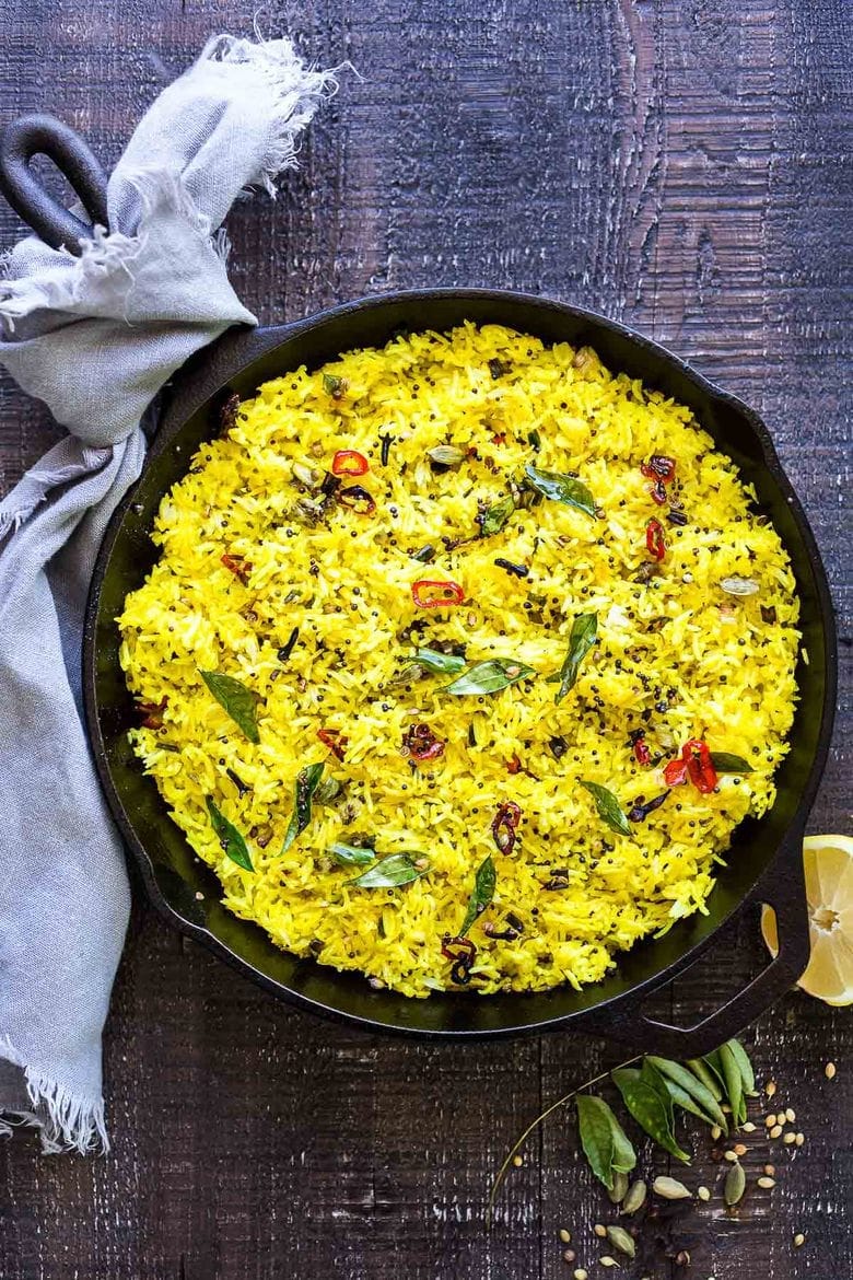 Indian Lemon Rice