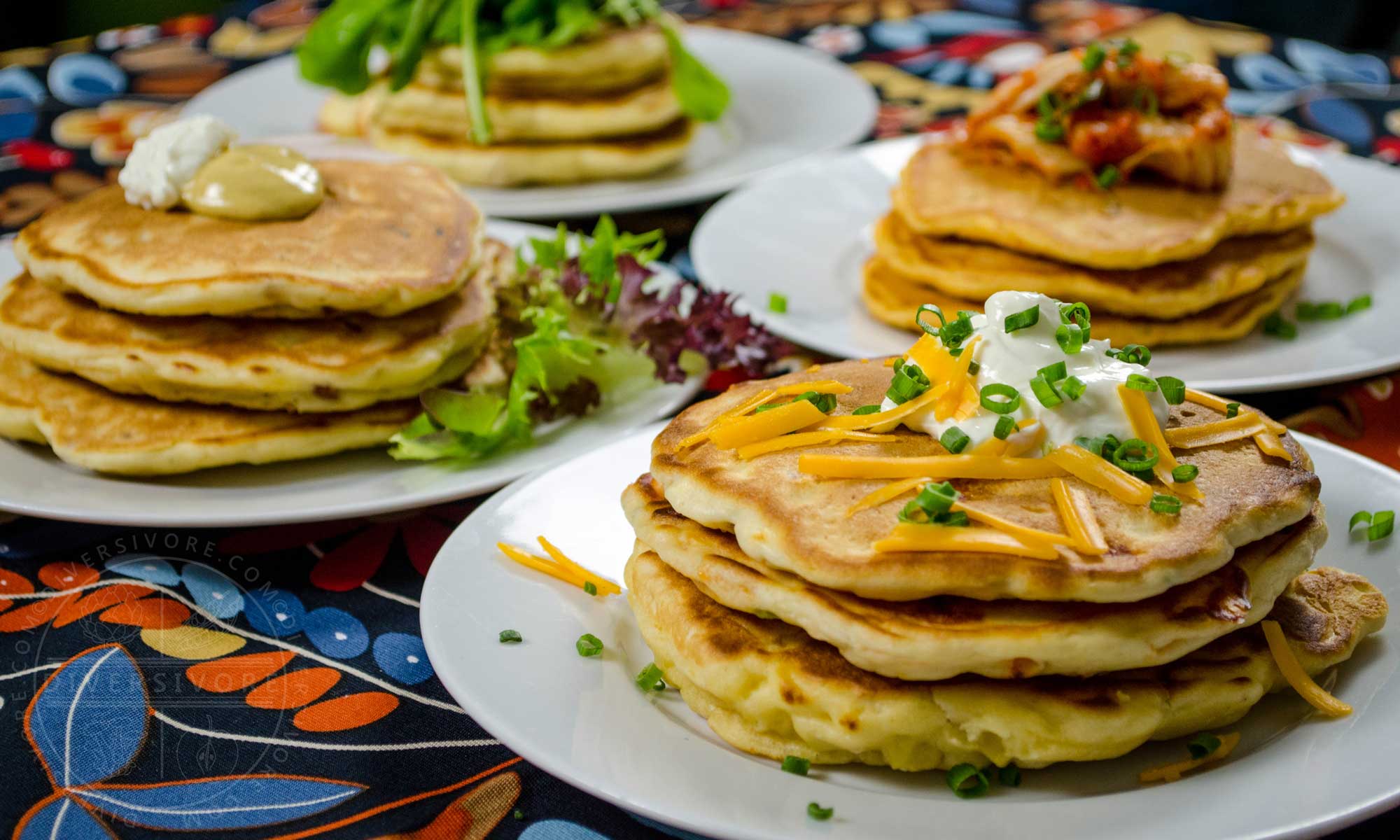 Savory pancakes