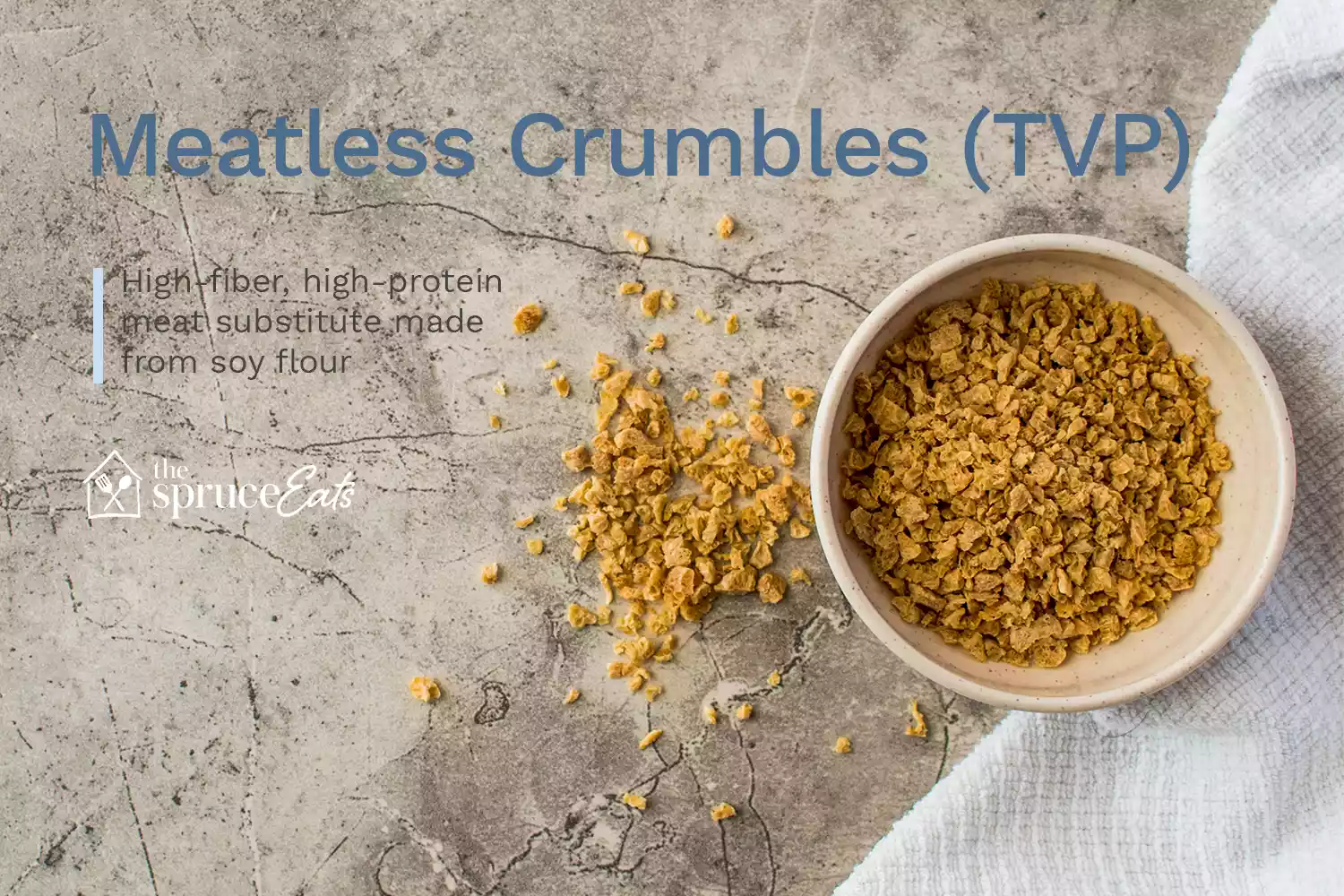 Textured vegetable protein (TVP)
