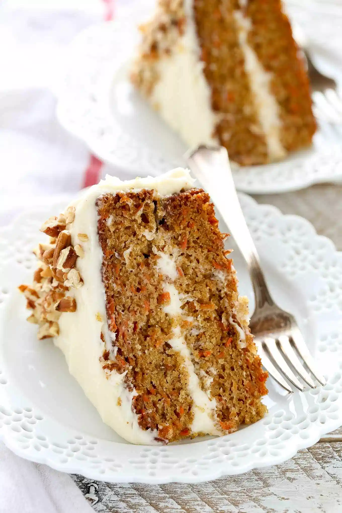 The BEST Carrot Cake with Cream Cheese Frosting