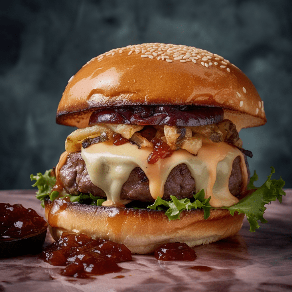 Saucy Venison Burger