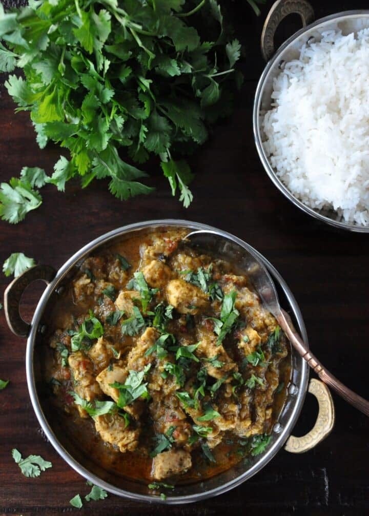 Coriander Chicken Curry