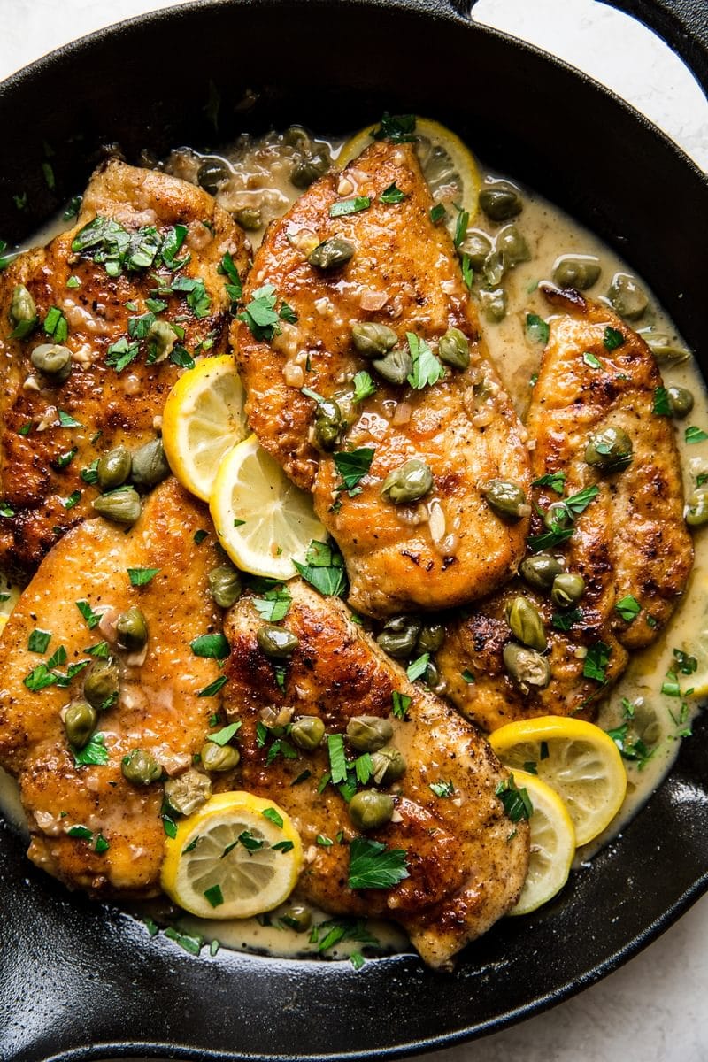 How to Reheat Chicken Piccata