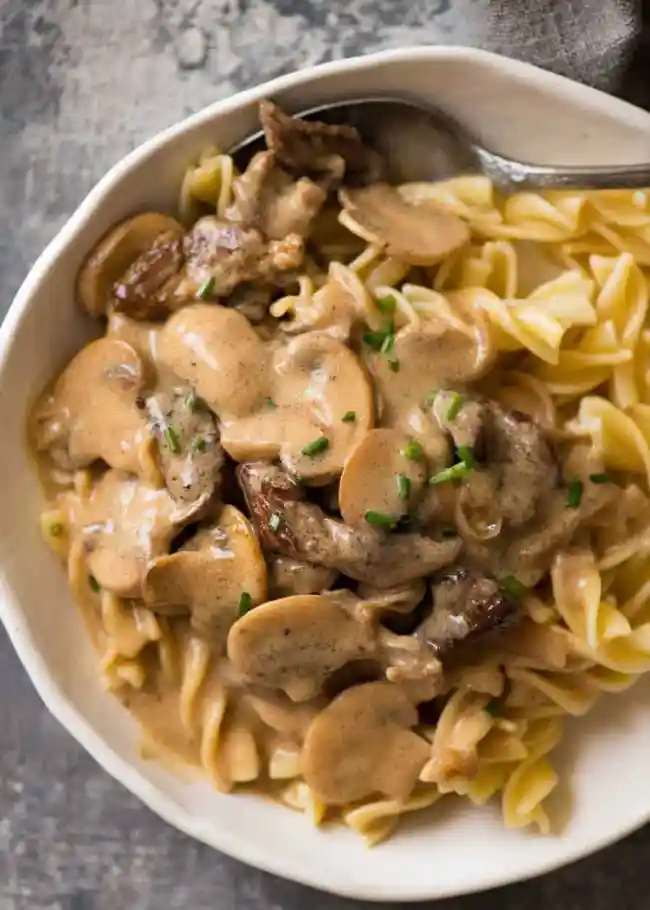 Substitute for White Wine in Beef Stroganoff
