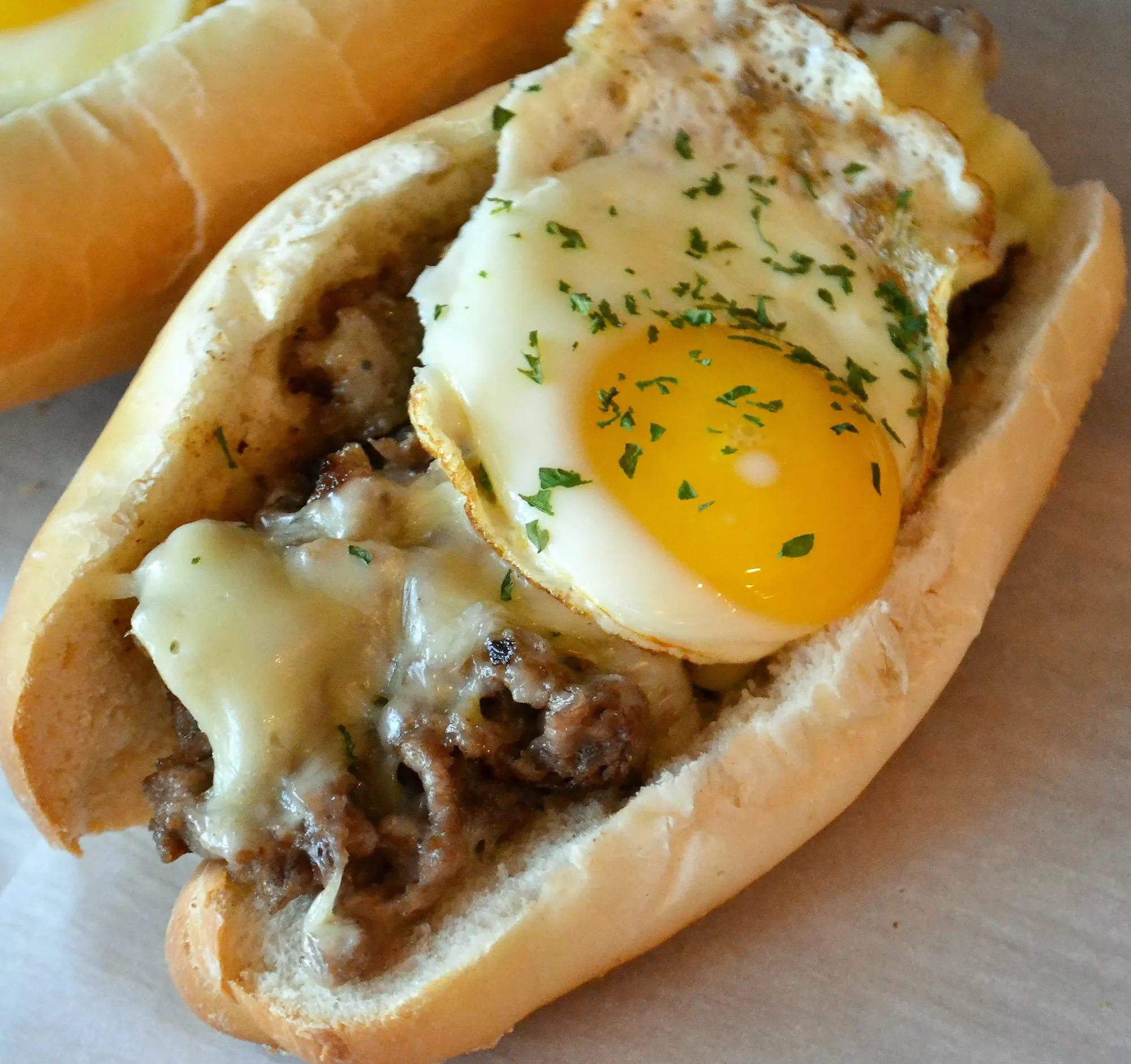 Cheesesteak Breakfast Sandwich