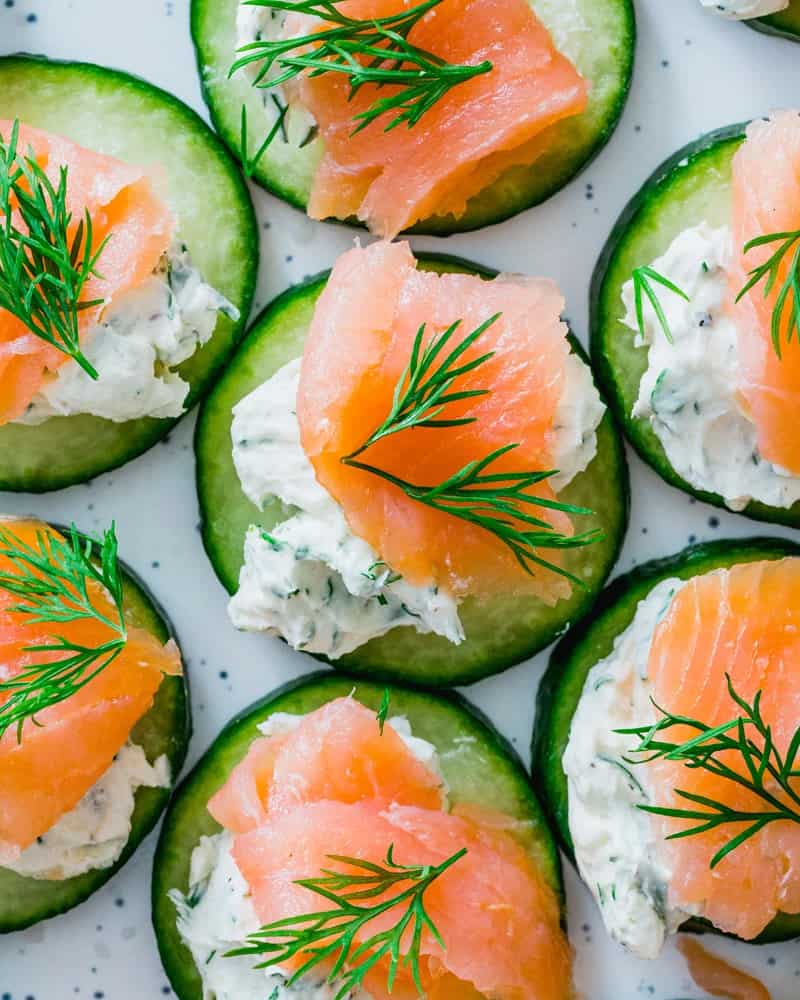 smoked salmon hors d oeuvres