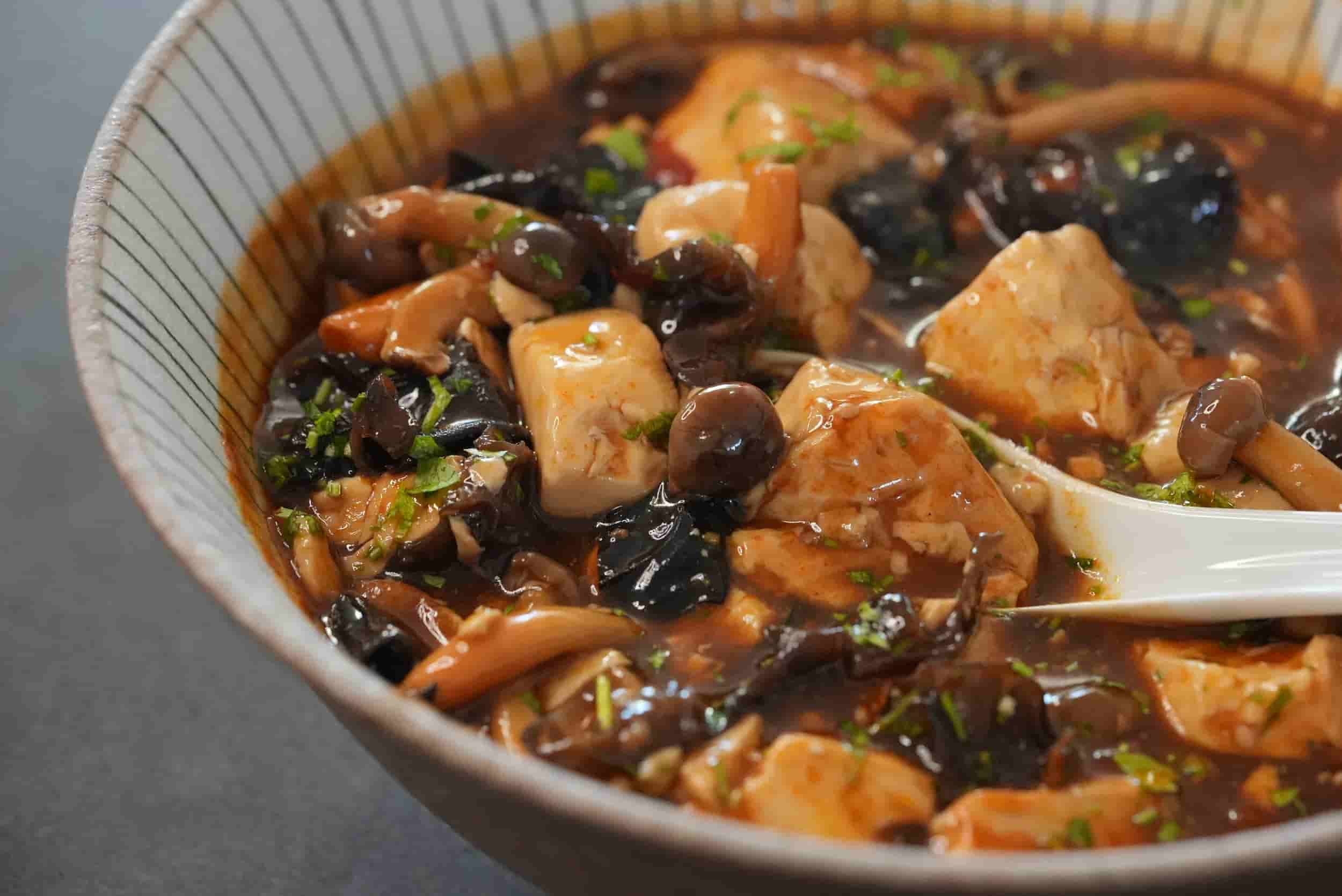 Vegan Mapo Tofu With Wood Ear Mushroom
