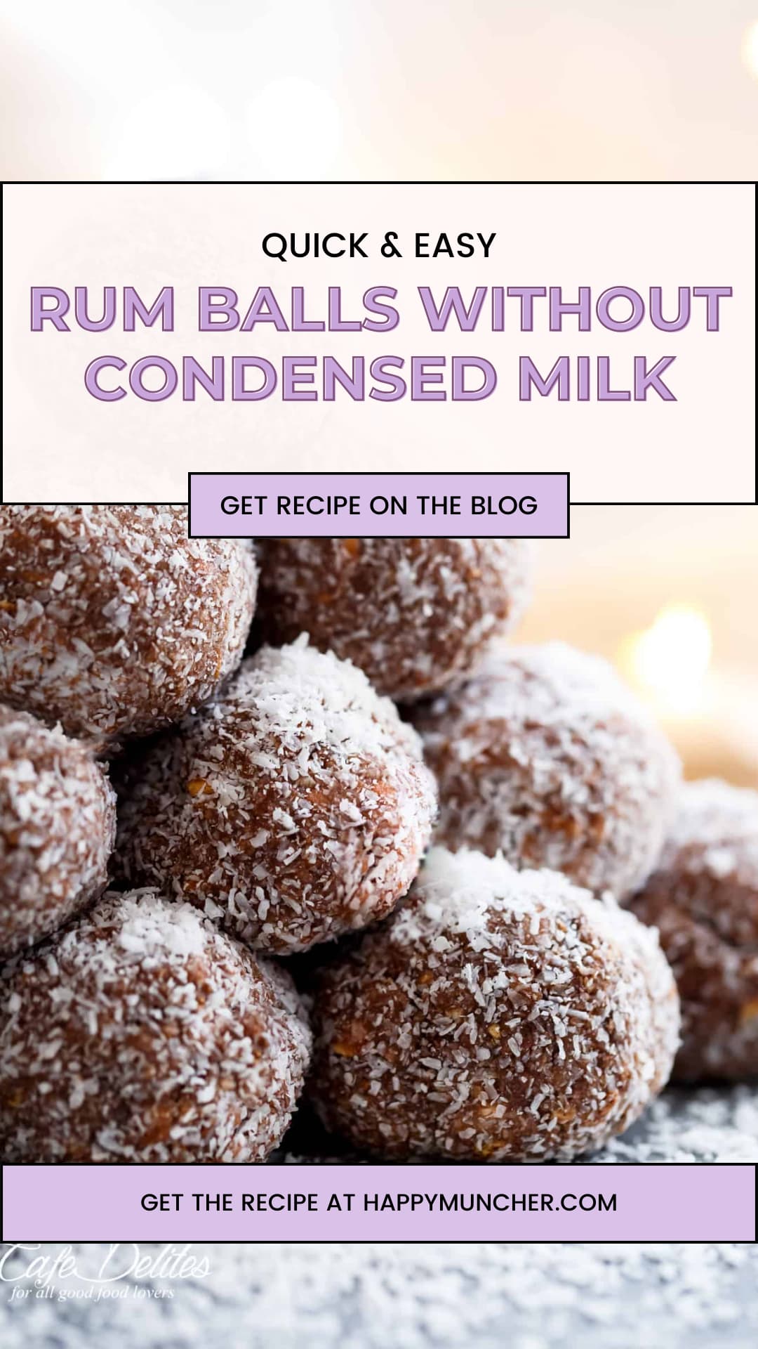 Rum Balls No Condensed Milk