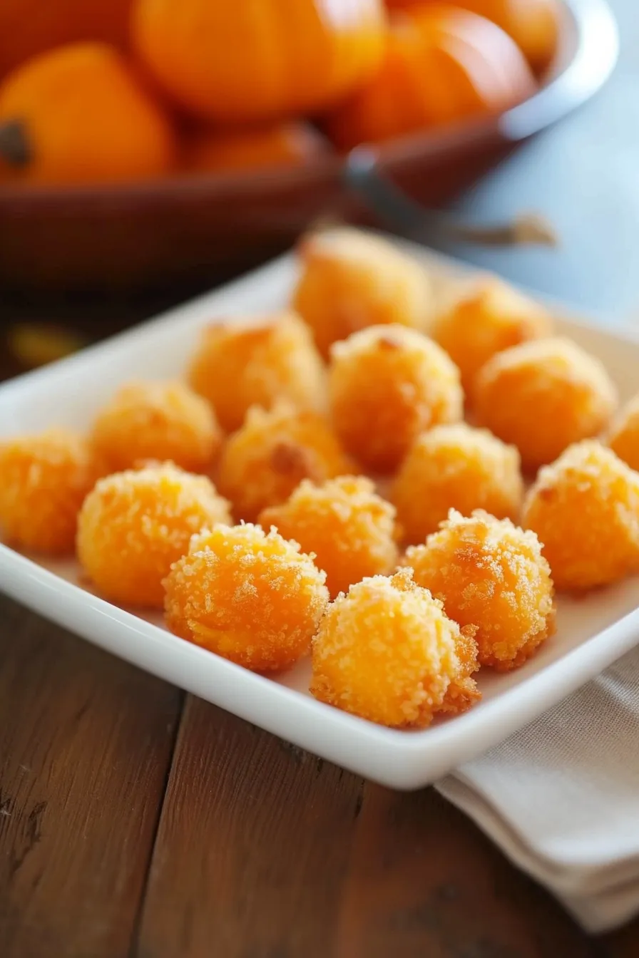 Cheesy Pumpkin Puffs