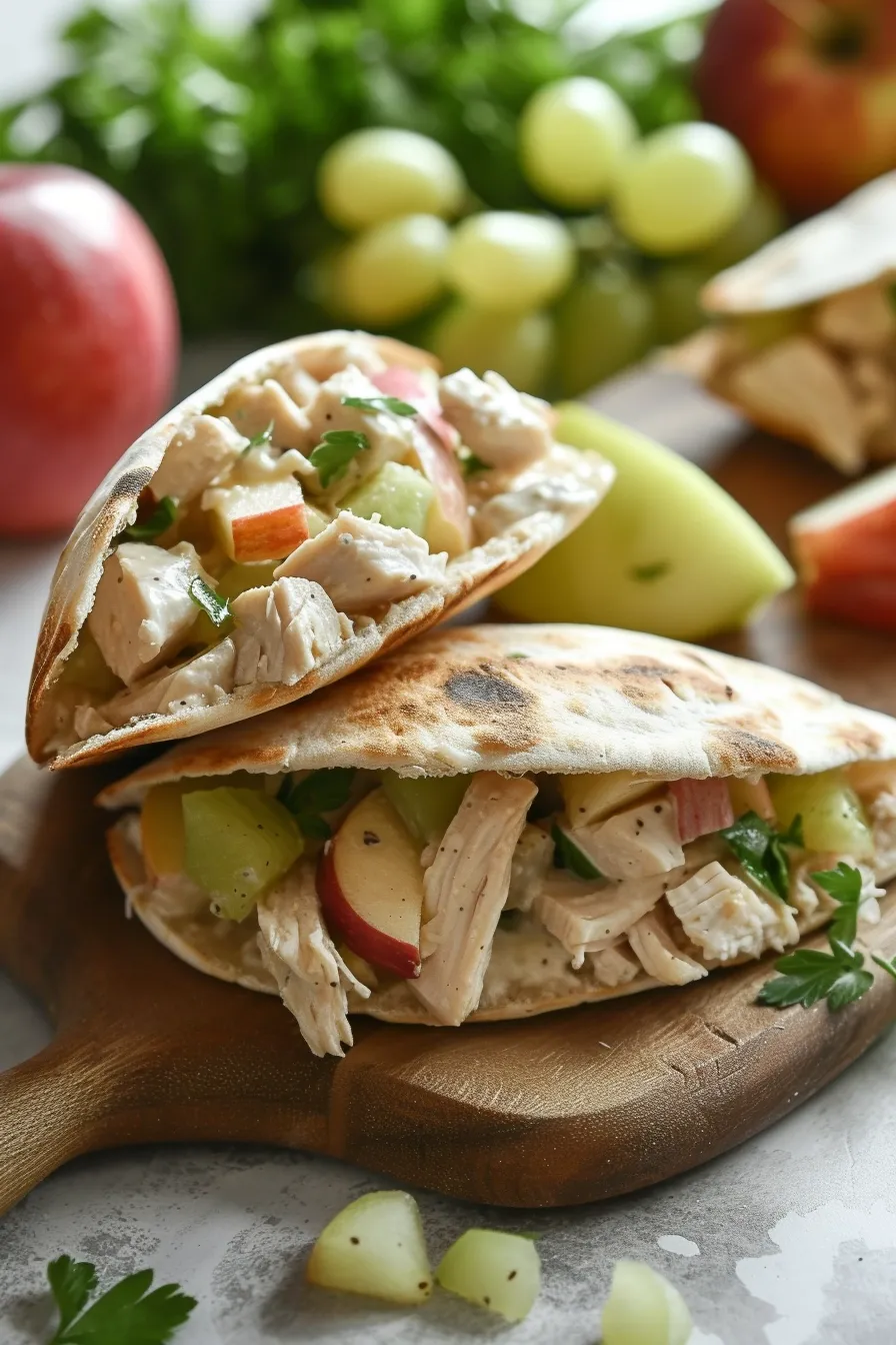 Fruity Chicken Salad Pitas
