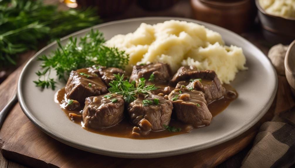 Beef Tips and Gravy