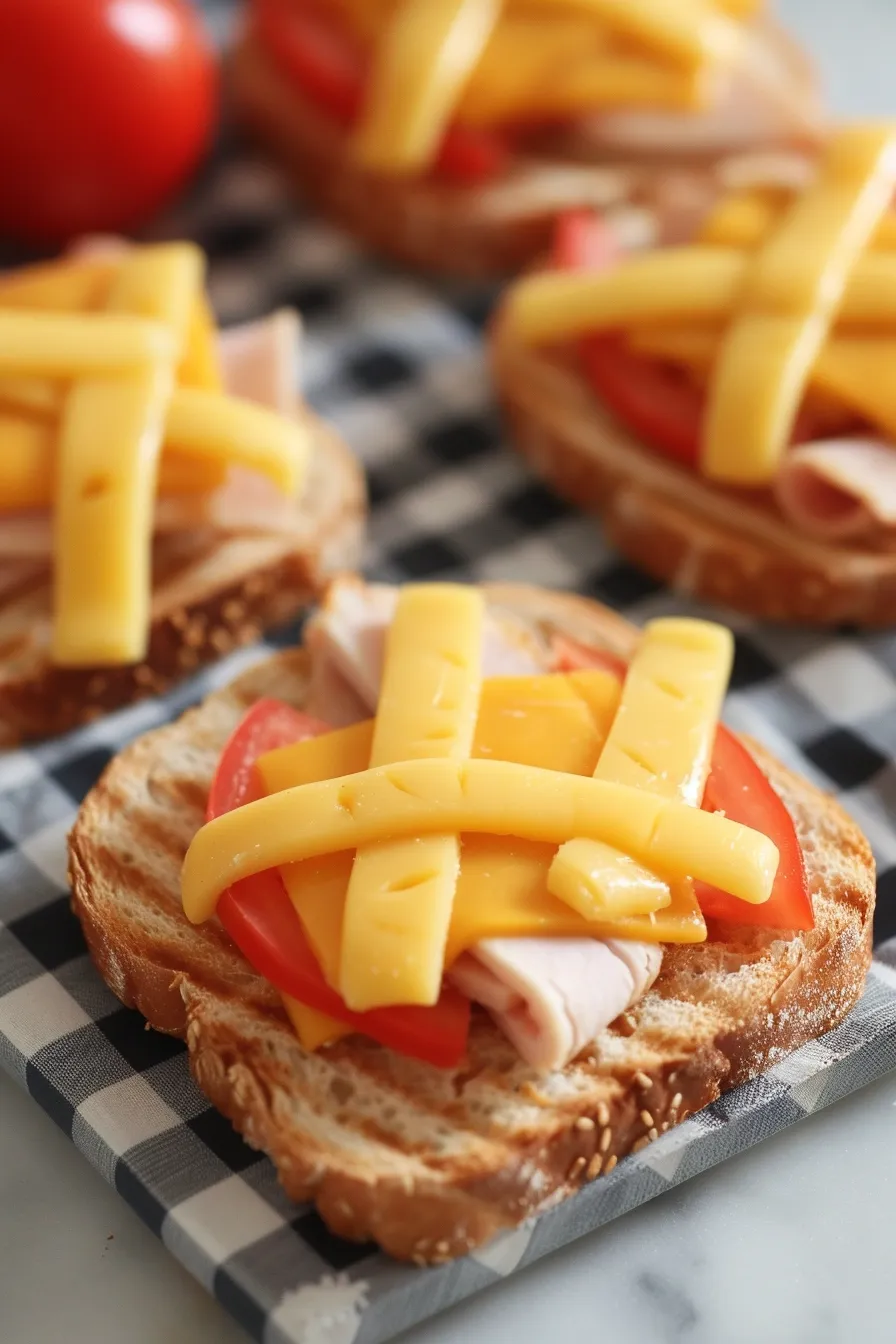 Tic-Tac-Toe Sandwiches