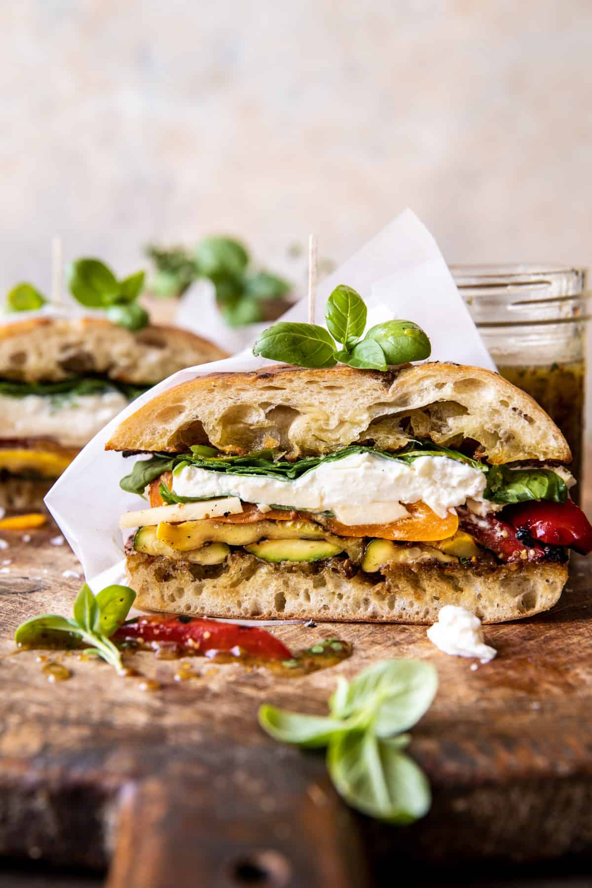Scrumptious homemade Grilled Veggie Sandwich