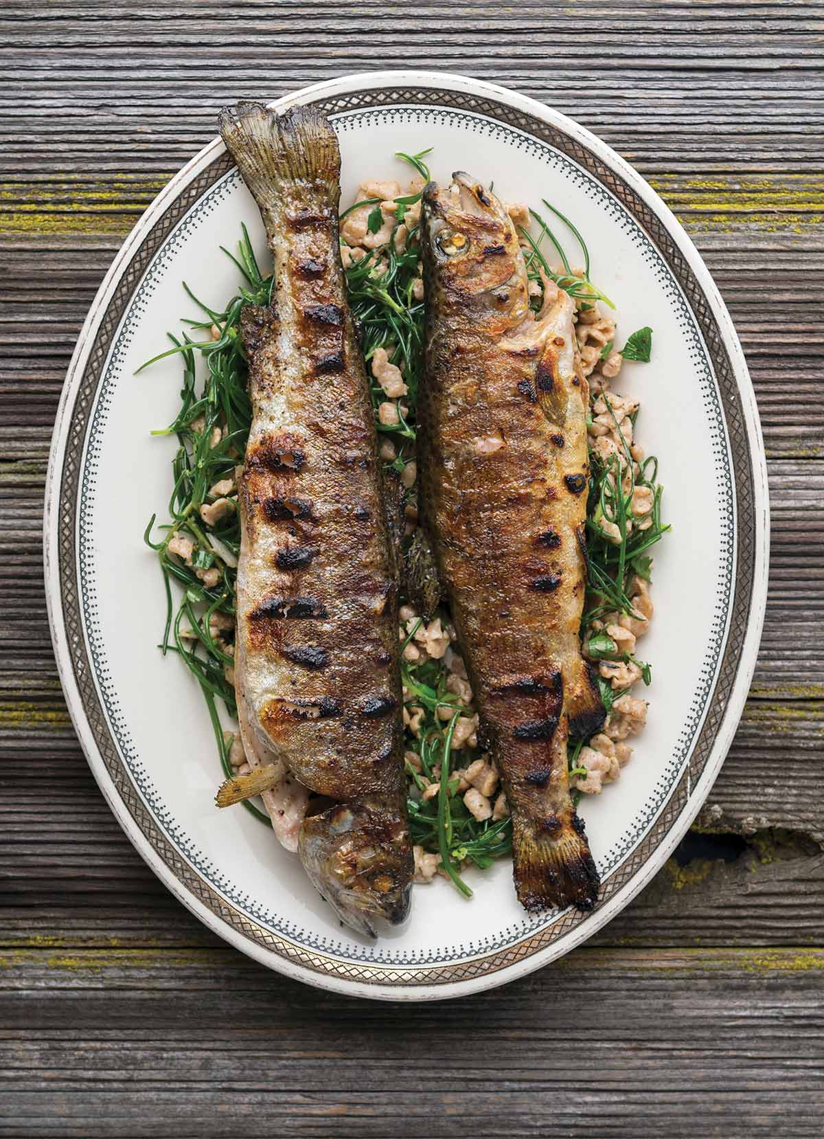 Scrumptious homemade Grilled Trout