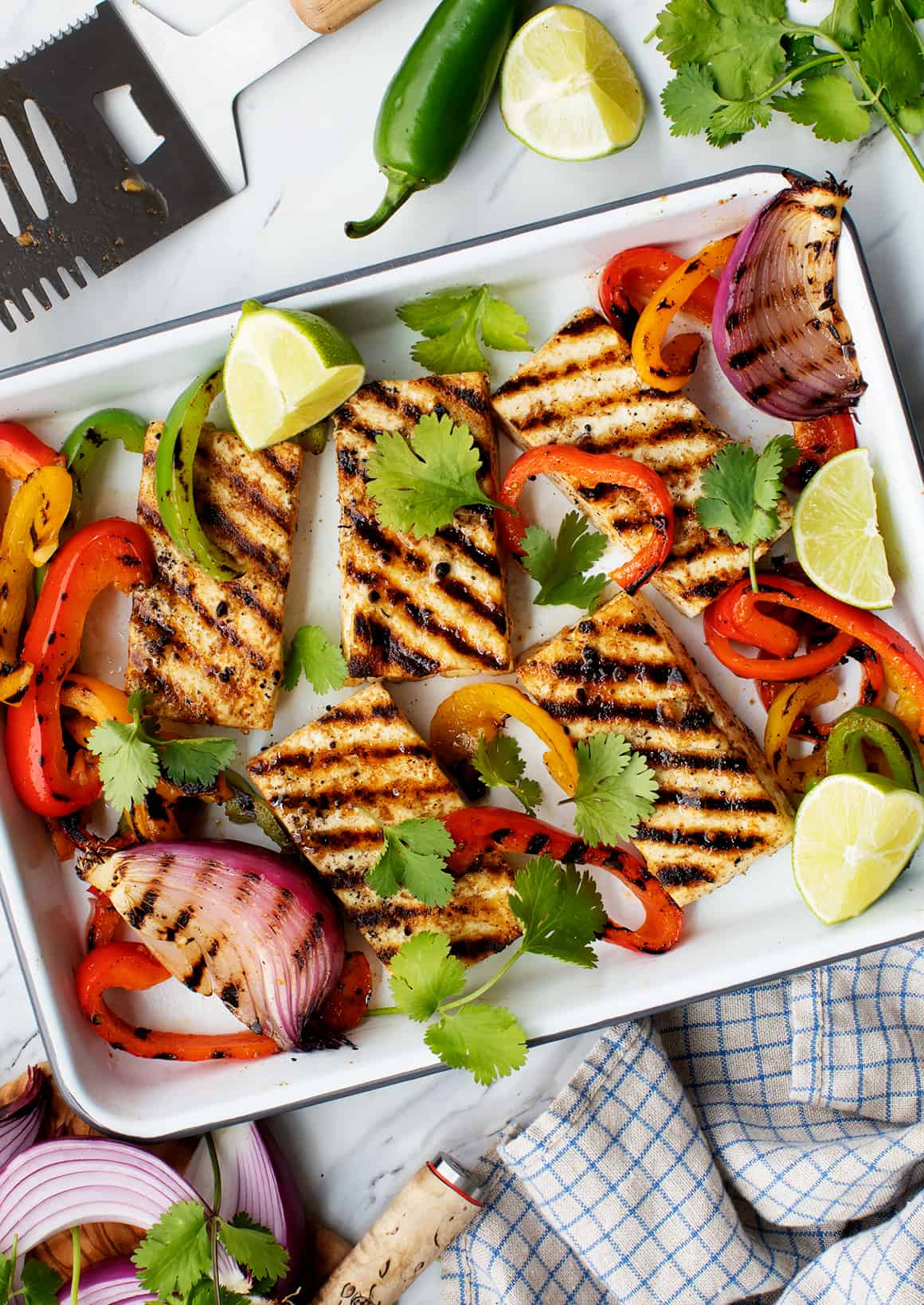 Scrumptious homemade Grilled Tofu