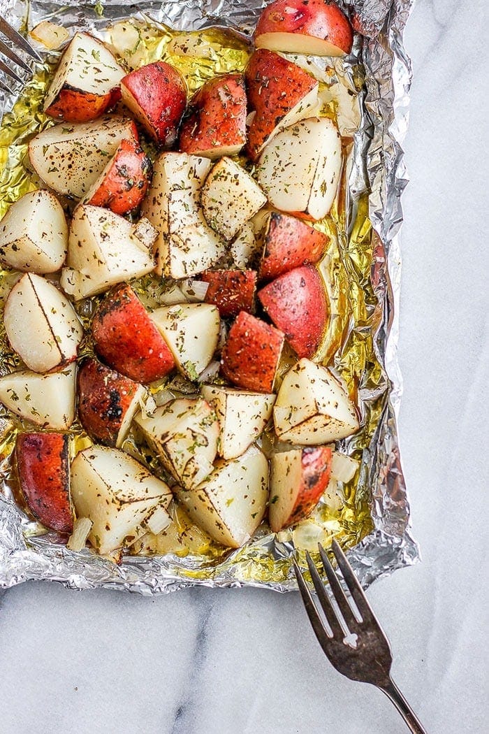 Scrumptious homemade Grilled Red Potatoes