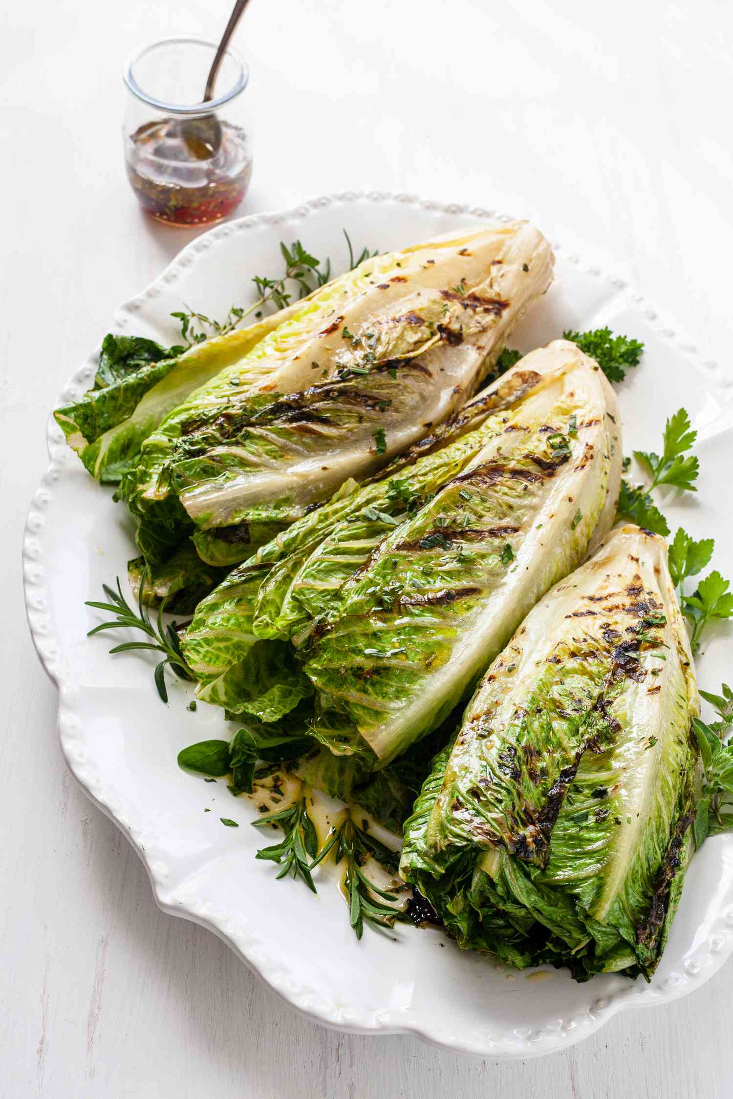 Scrumptious homemade Grilled Romaine Lettuce