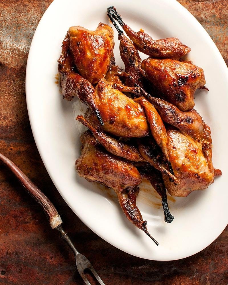 Scrumptious homemade Grilled Quail