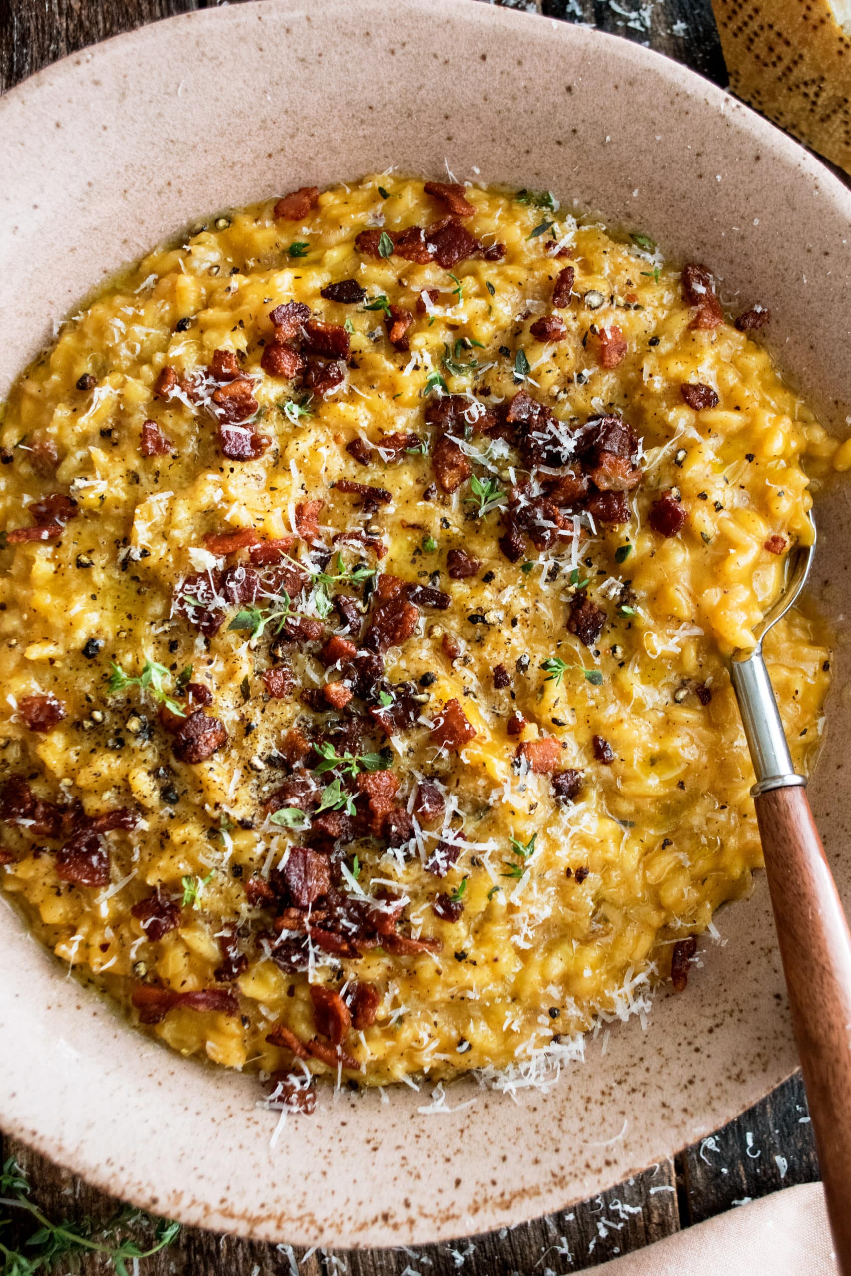 Scrumptious homemade Pumpkin Risotto