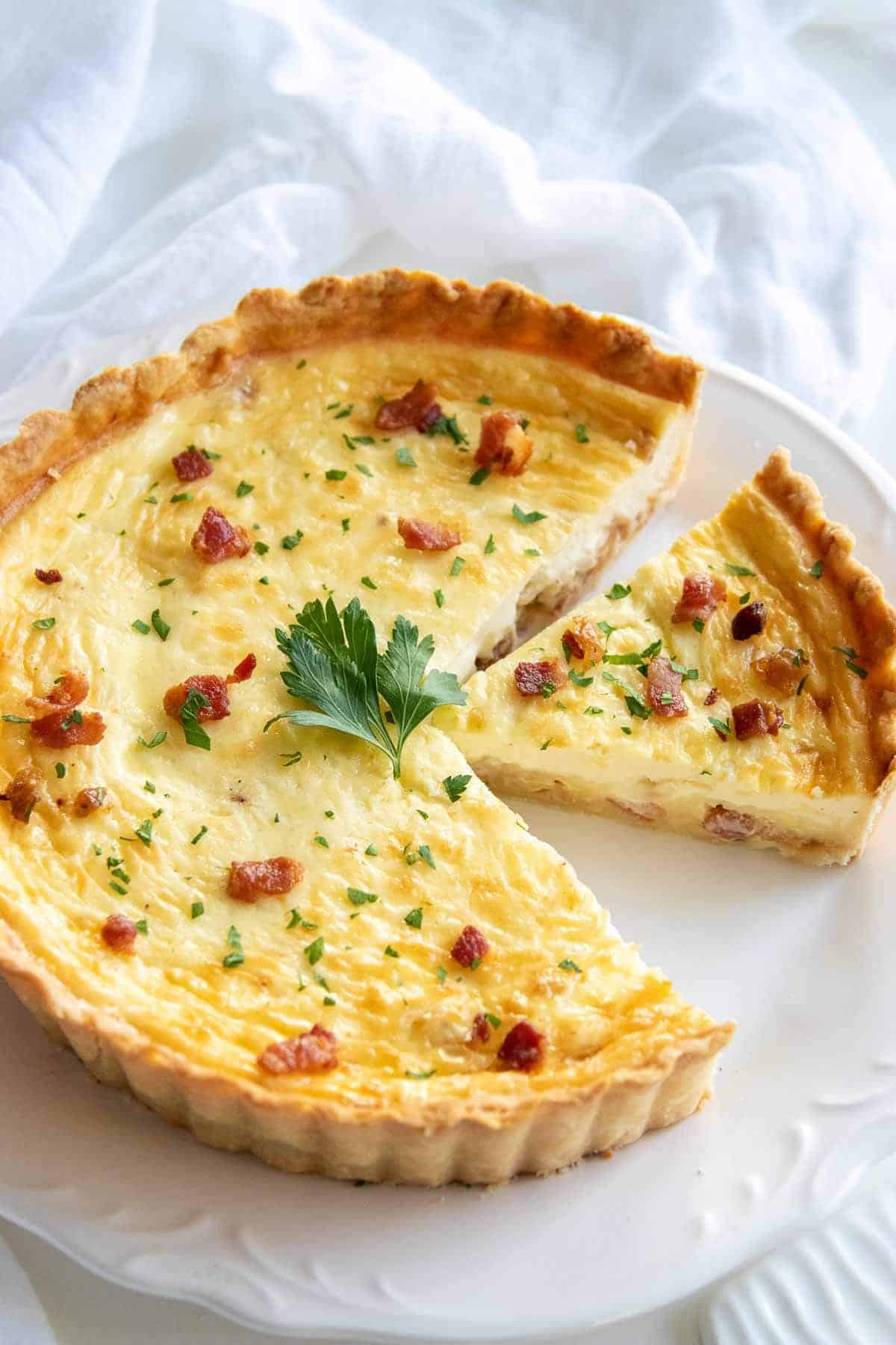 Scrumptious homemade Quiche Lorraine