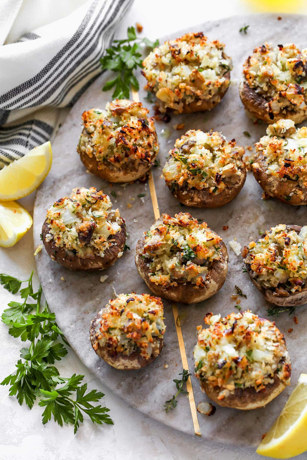 Scrumptious homemade Stuffed Mushrooms