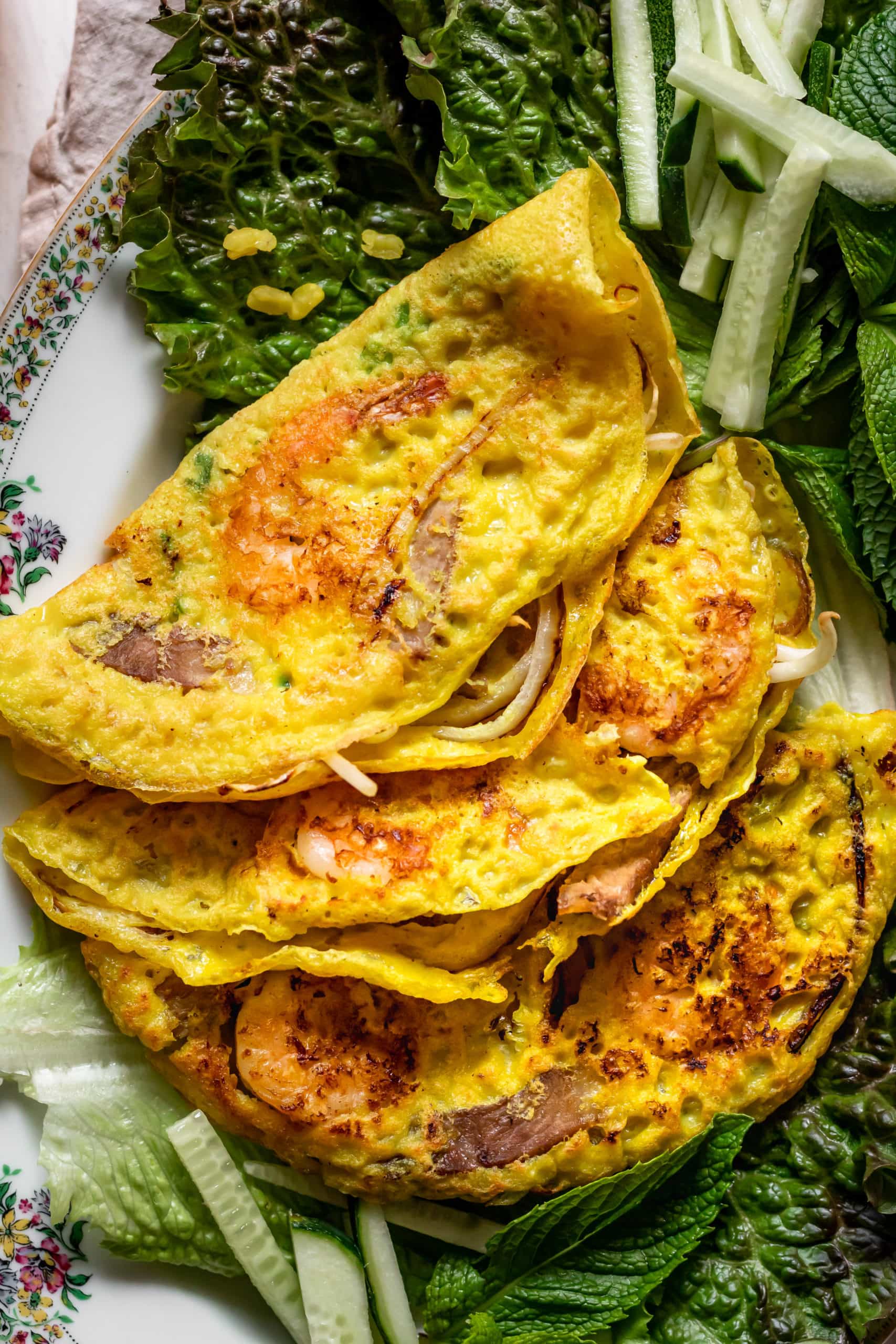 Scrumptious homemade Banh Xeo