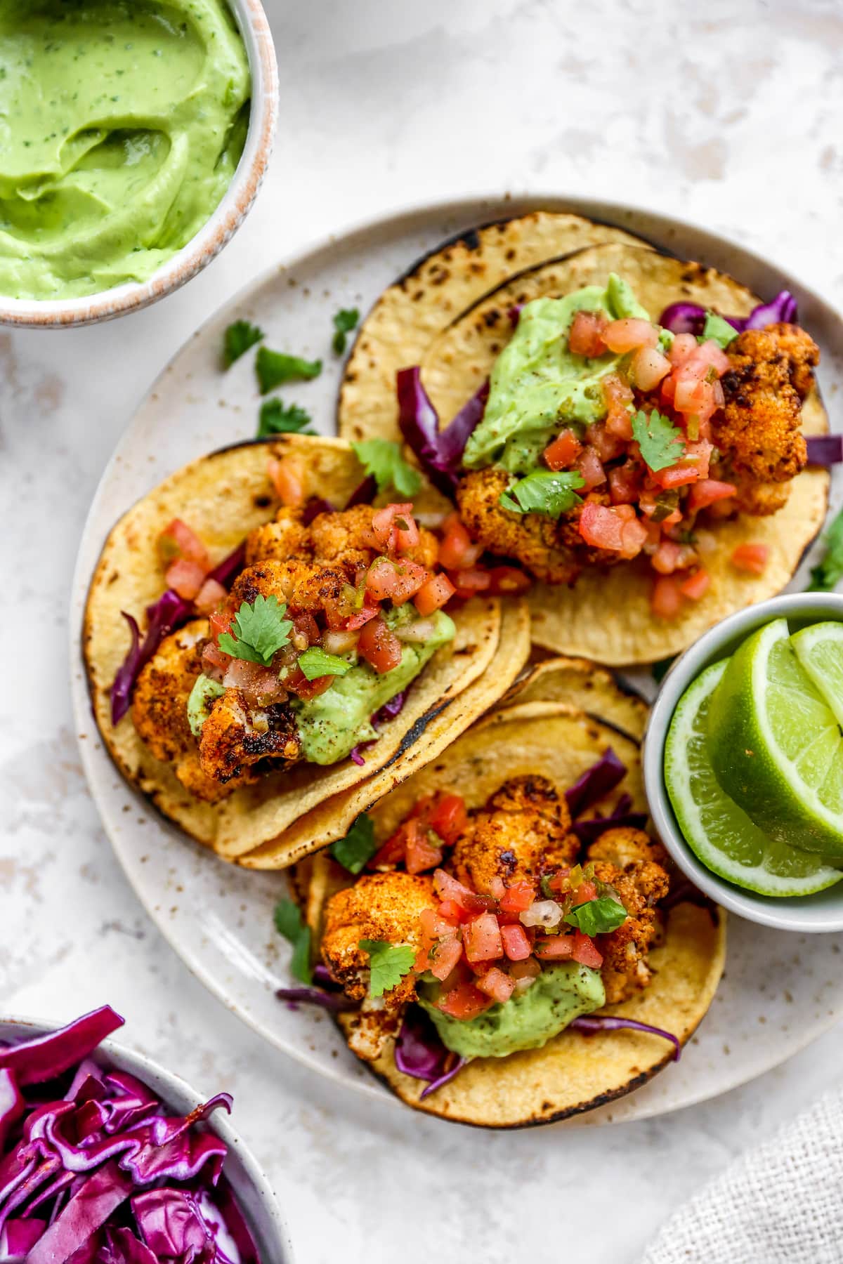 Scrumptious homemade Cauliflower Tacos