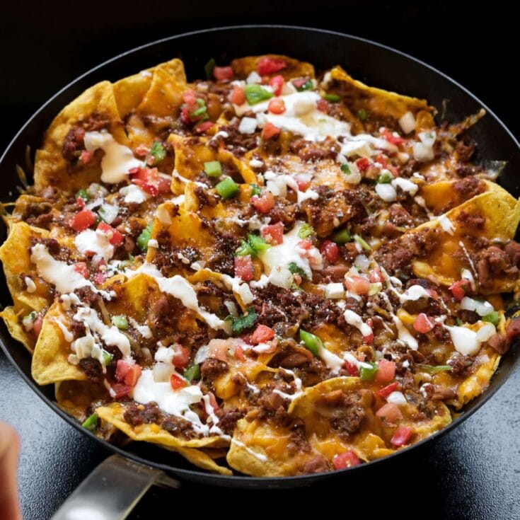 Scrumptious homemade Smoked Nachos