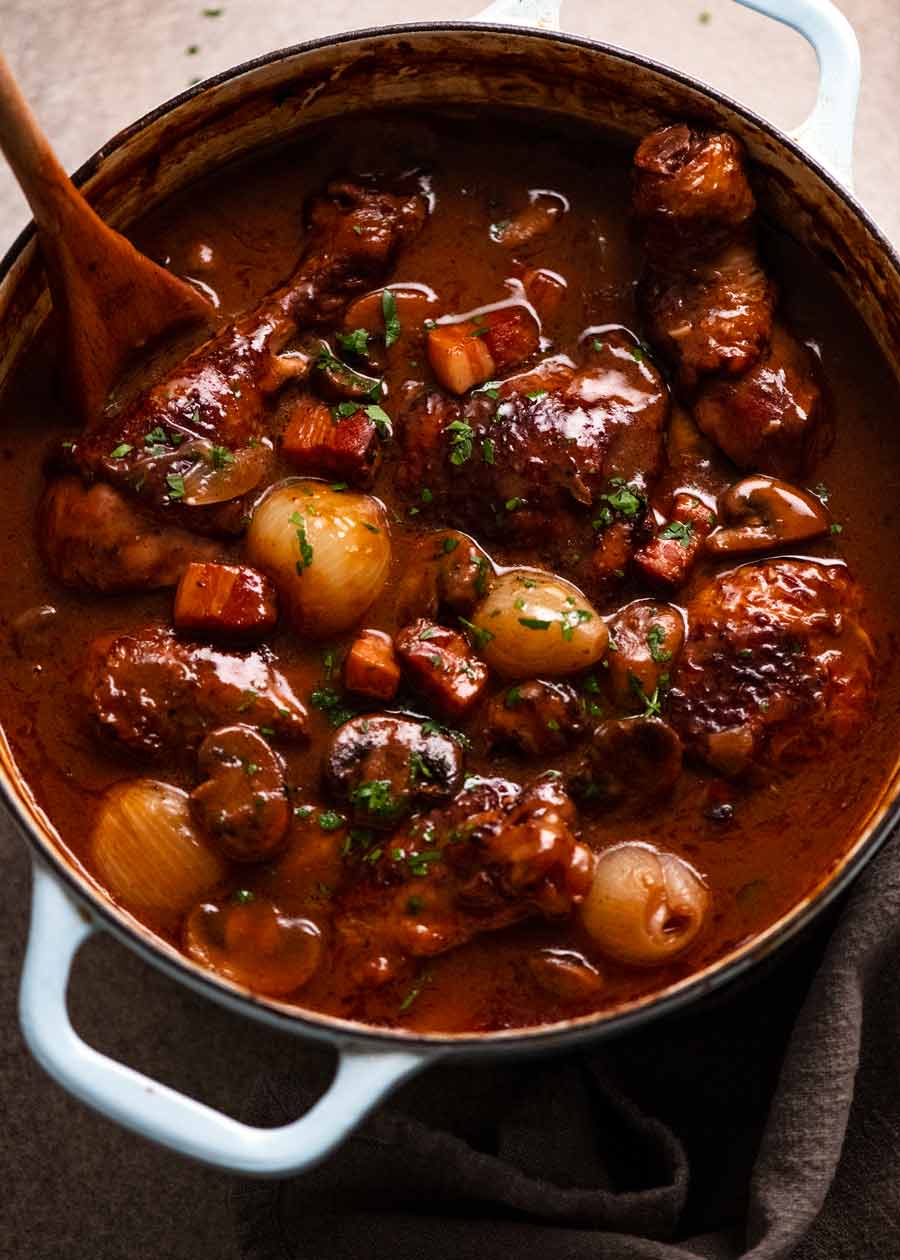 Scrumptious homemade Coq au Vin