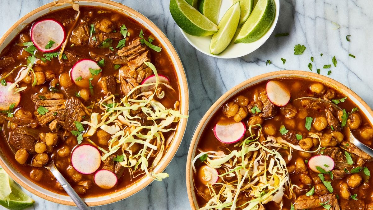 homemade mexican Pozole