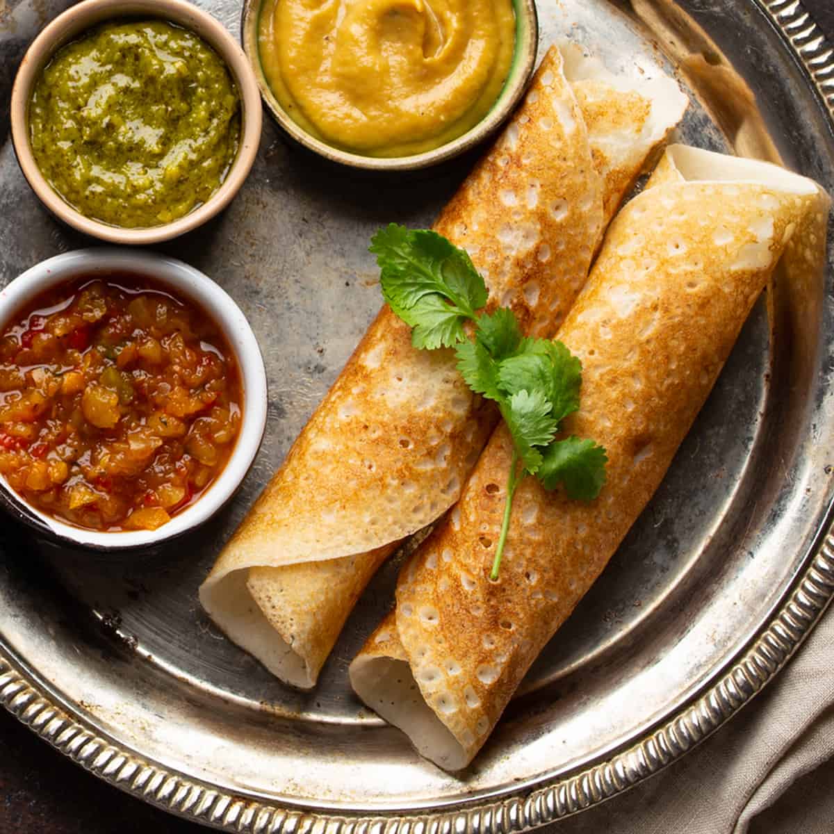 homemade Indian Dosa