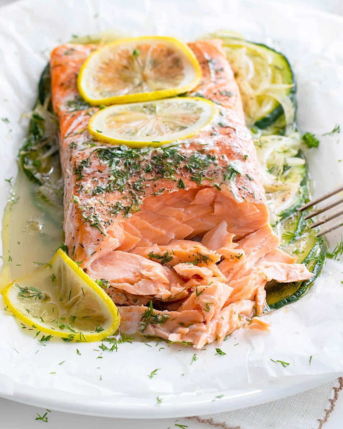 Salmon en Papillote (Salmon in Parchment) Recipe