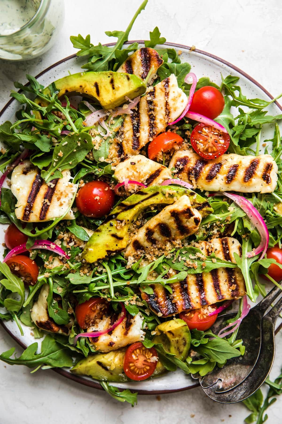 Grilled Halloumi Salad Recipe