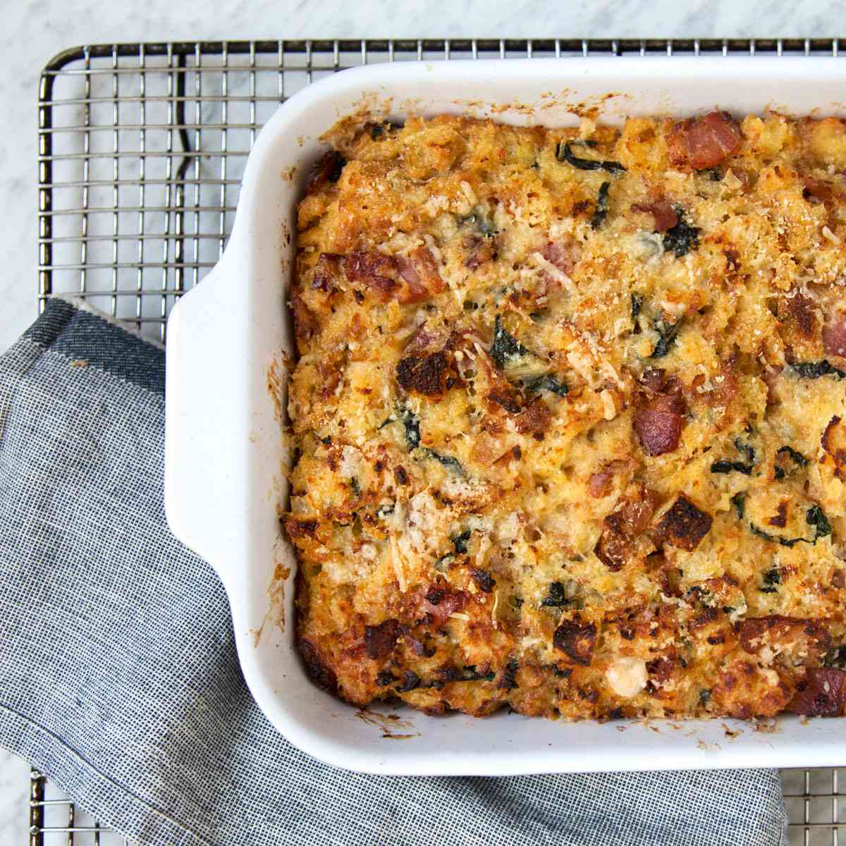 Savory Bread Pudding Recipe