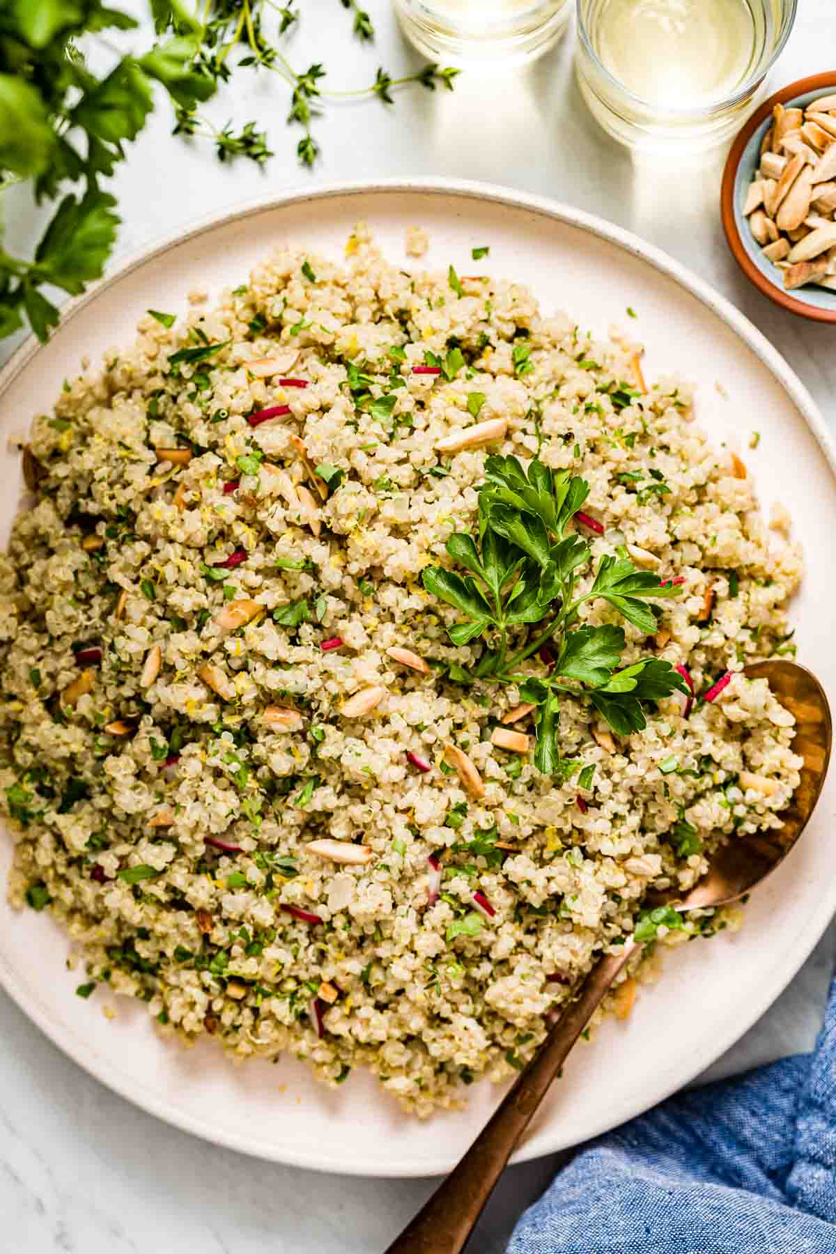 Lemon Herb Quinoa salad