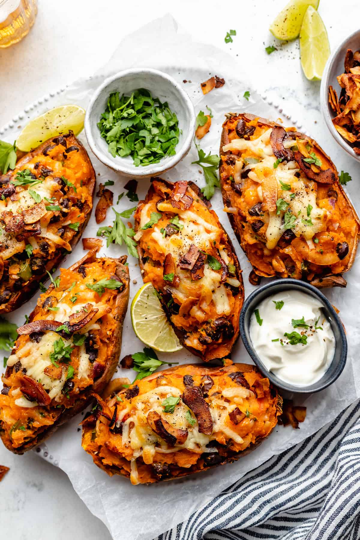 Loaded Sweet Potatoes