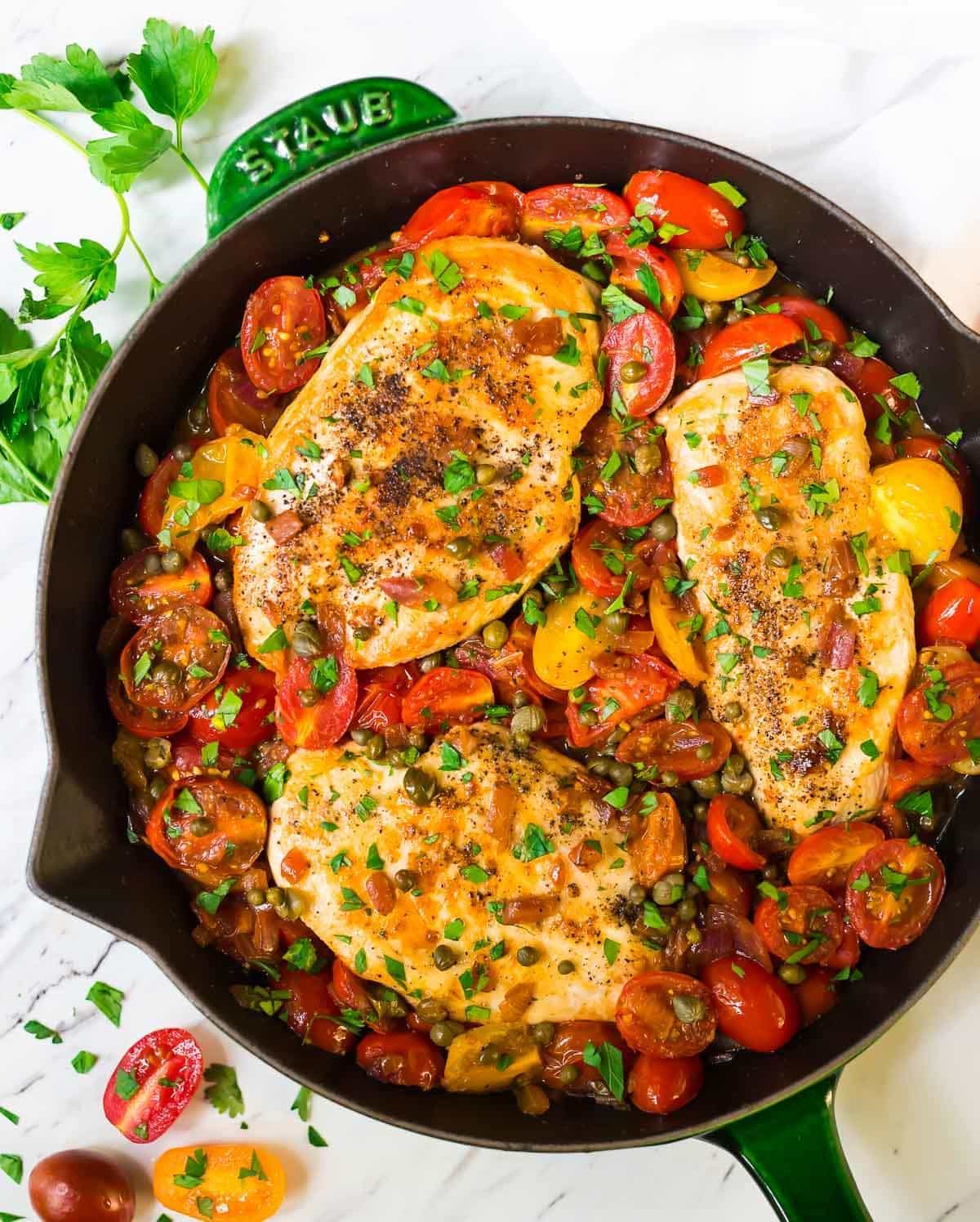 Homemade Scrumptious Skillet Chicken Recipe
