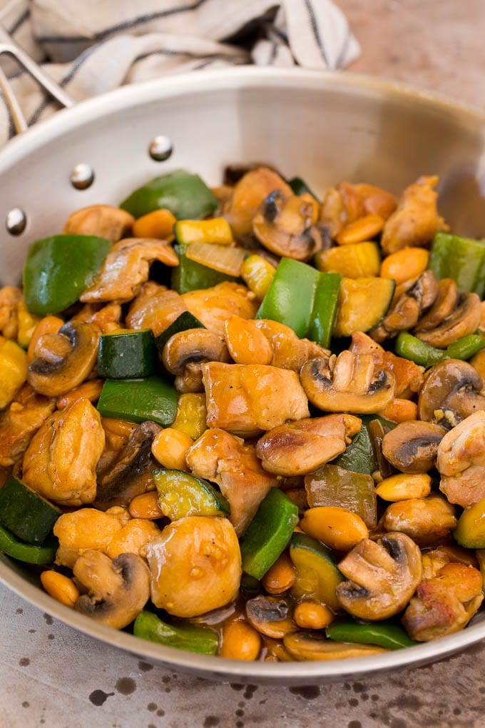 Easy Chinese Almond Chicken Recipe