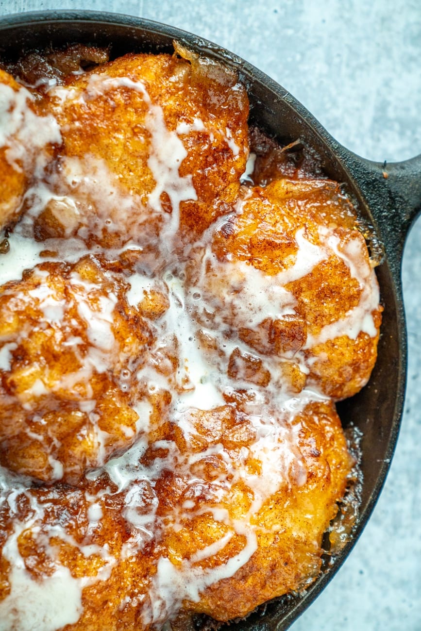 Skillet Apple Pie Biscuits