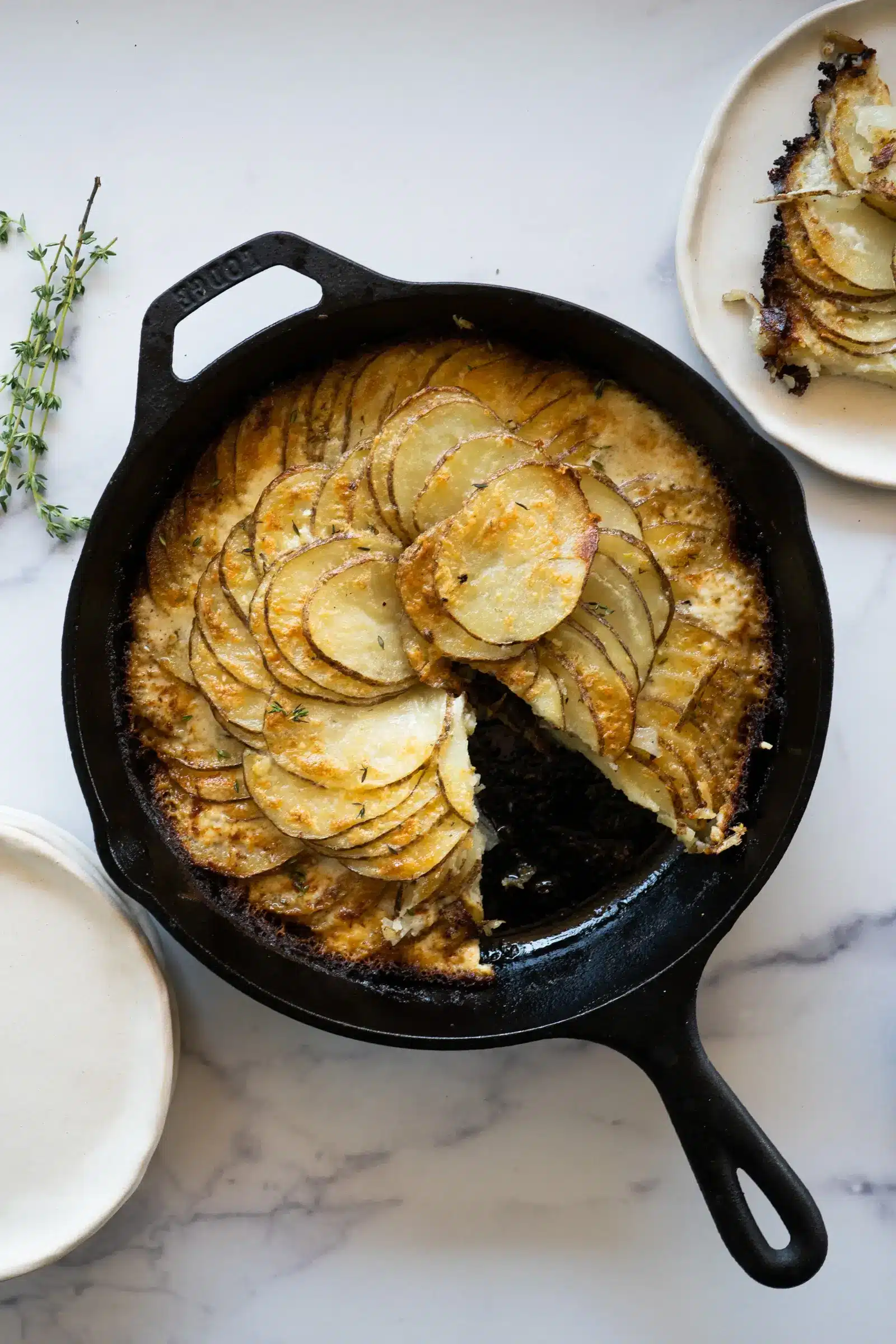 Skillet Au Gratin Potatoes