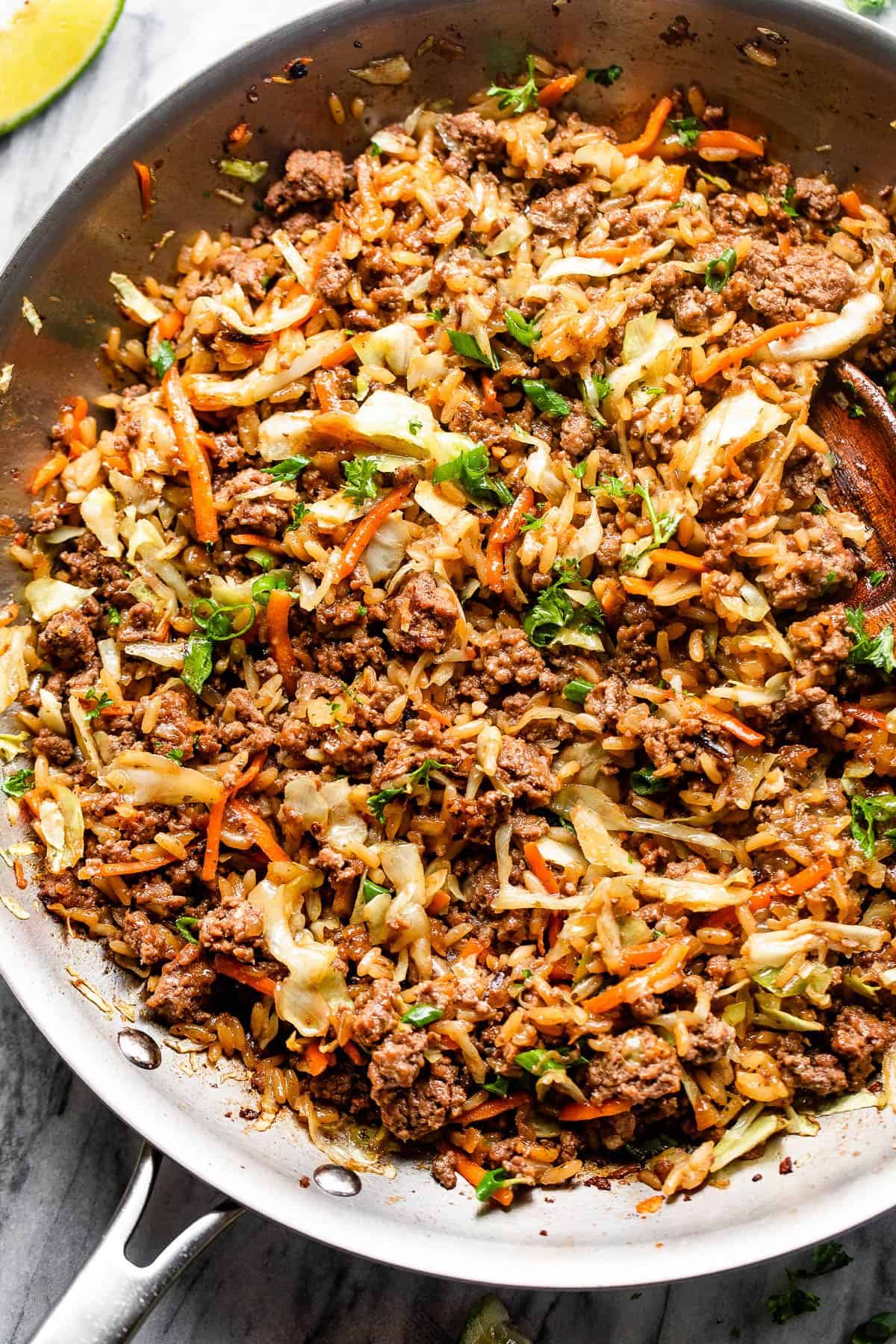 Skillet Egg Roll Recipe