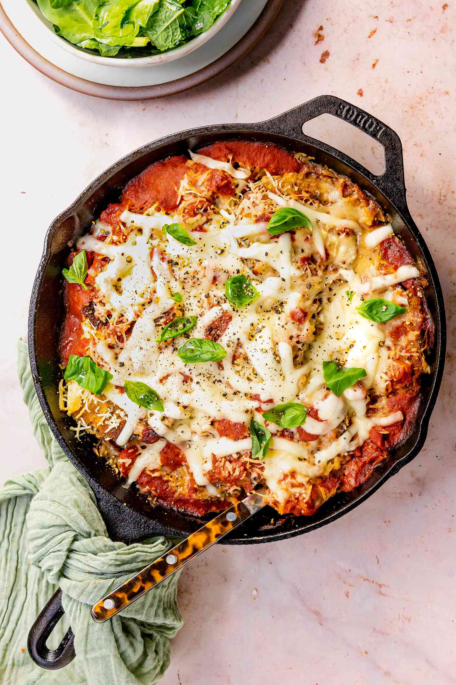 Skillet Eggplant Parmesan: Easy and Delicious Weeknight Dinner