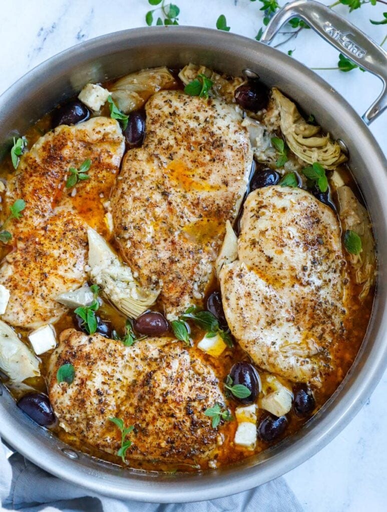 Skillet Greek Chicken