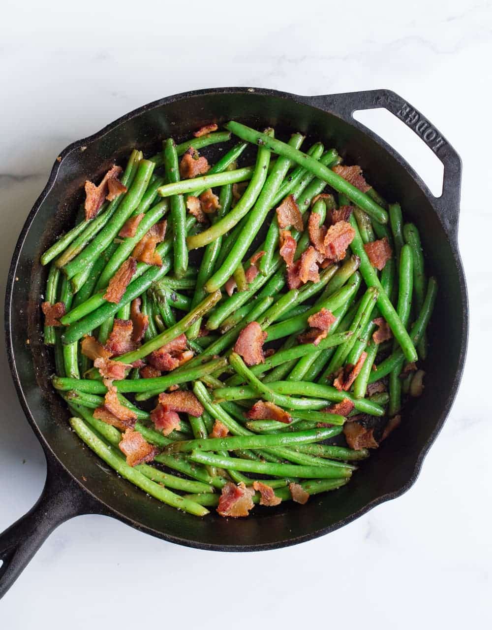 Skillet Green Beans with Bacon