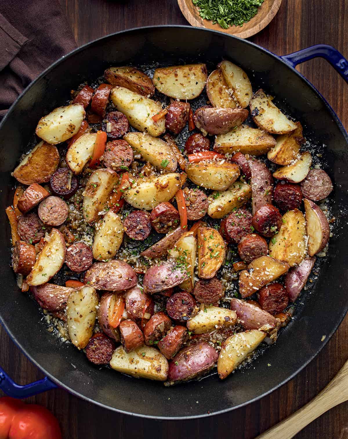 Skillet Kielbasa and Potatoes