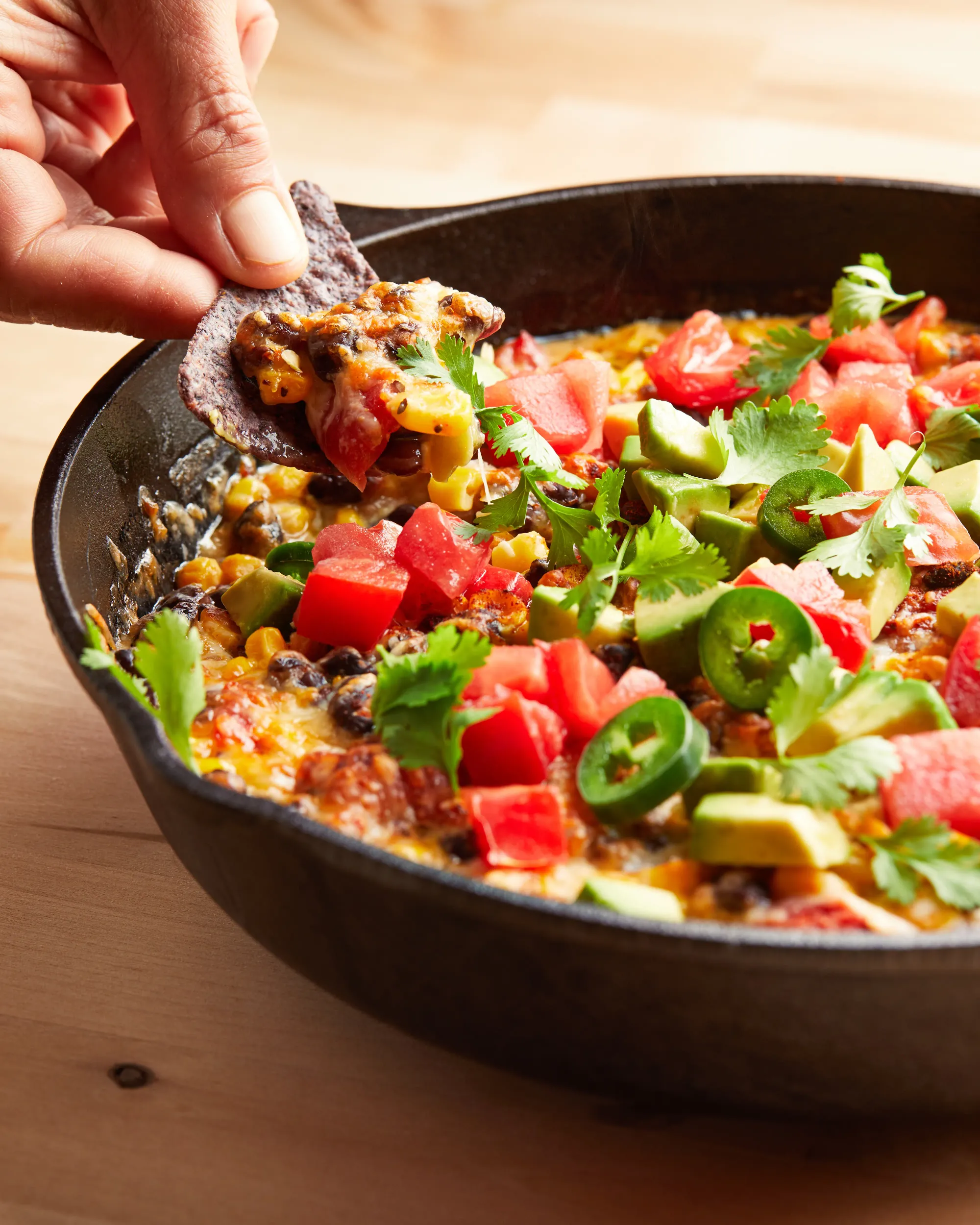 Homemade Scrumptious Skillet Nacho Dip Recipe